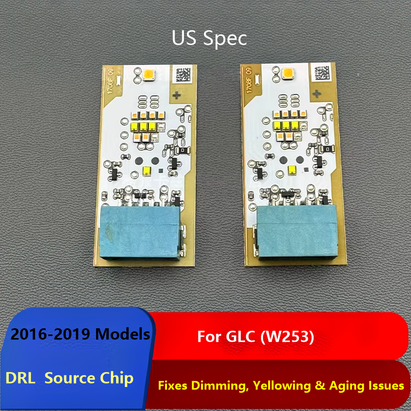 2015-2018 AMG GT LED DRL Source Module, 2 pcs per side, plug and play daytime running light replacement board