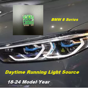 DRL LED Chip for BMW 8 Series (G15/G16) 2018-2024 - Large and Small Light Source Option