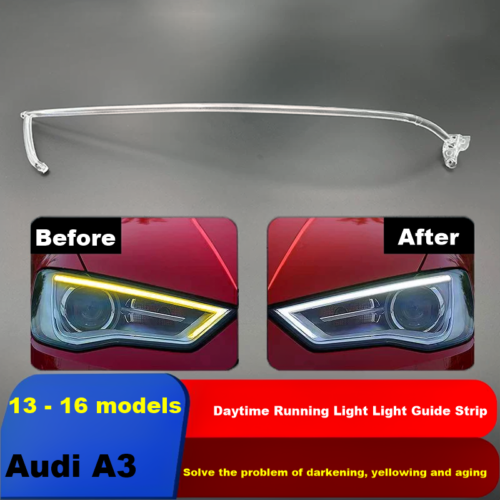 2013-2016 Audi A3 DRL Light Guide Strip (Pair) - Fix Yellowing & Dimming