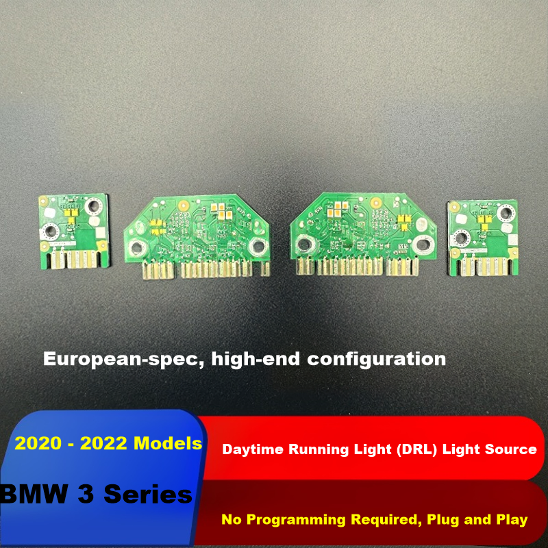 BMW 3 Series (G20G28, 2020–2022) European-spec High-Trim DRL Light Source Modules – Set of 4 (Left & Right)