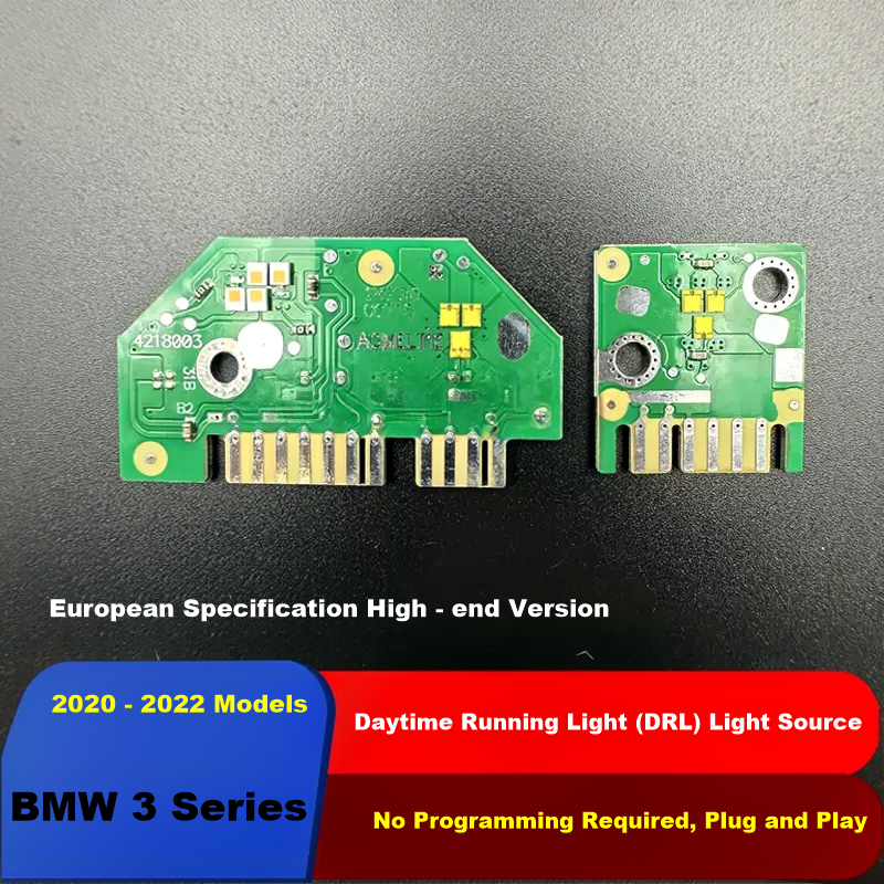 DRL & Turn Signal LED Light Source Set for BMW 3 Series 2020-2022 G20 G28 - Left or Right Side - Plug and Play