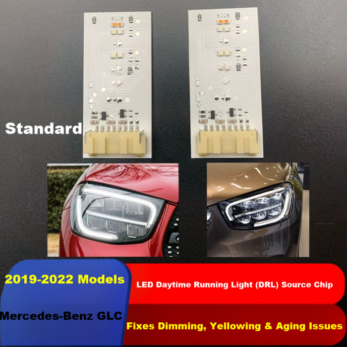 Upgrade LED DRL Chips For Mercedes GLC260 GLC300 2019-2022 W253 ...