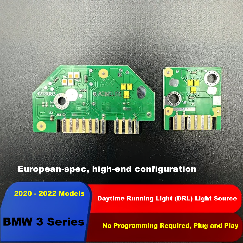 Pair of high-spec European-spec LED DRL and turn signal light sources for 2020–2022 BMW 3 Series (G20/G28) — single side.