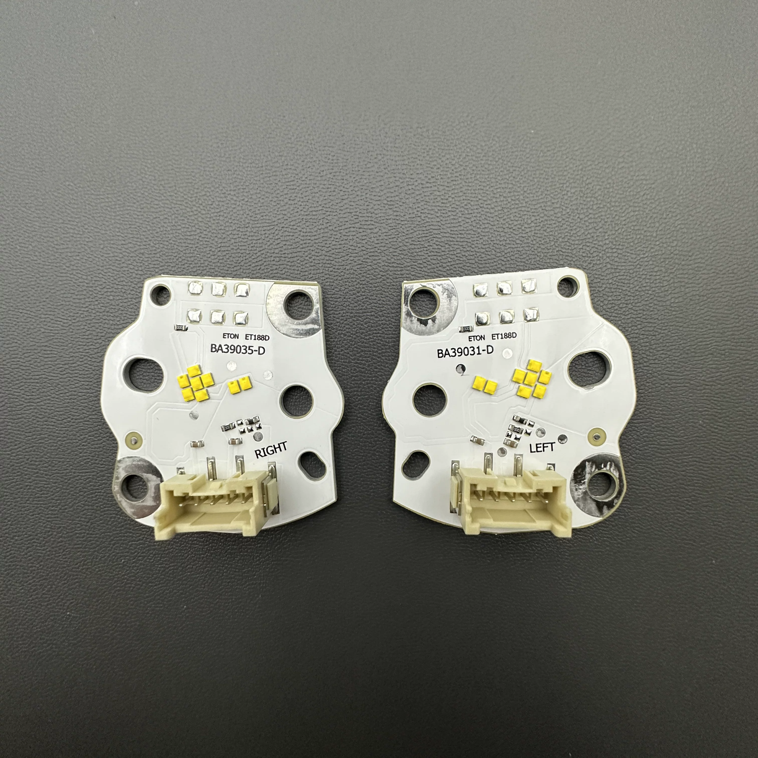Lemon yellow light source for 2024 Tesla Model 3 DRL, plug and play daytime running lights replacement, pair included