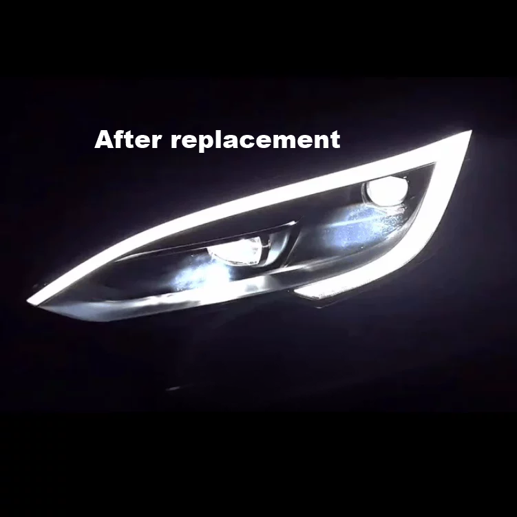 Tesla Model S Daytime Running Light (DRL) Guide Tube Replacement for 2014-2023 models.