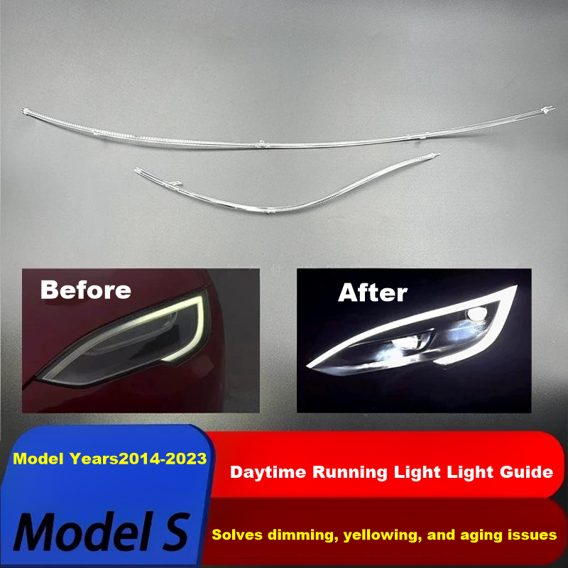 Tesla Model S Daytime Running Light (DRL) Guide Tube Replacement for 2014-2023 models.